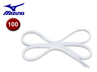 ミズノ mizuno 8ZA210-01 フラットシューレース 平型 【100cm】 (ホワイト)