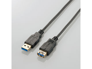ELECOM 쥳 ˺USB3.0Ĺ֥(A-A)/1.0m/֥å USB3-EX10BK