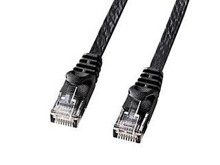 掠ץ饤 ƥ6եåLAN֥ 1m ֥å LA-FL6-01BK