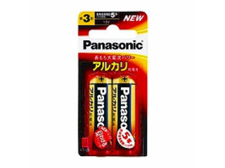 Panasonic パナソニック アルカリ乾電池 単3 2本パック LR6XJ/2B Panasonic パナソニック アルカリ乾電池 単3 2本パック LR6XJ/2B