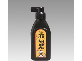 筆運びが軽く、黒く力強い墨色が得られ、練習用から清書用まで「これ、いっぽん」。筆先を固めてしまっても洗いやすく、筆にもやさしい書液です。SY5229　