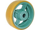 YODONO/ヨドノ 鋳物重荷重用ウレタン車輪ベアリング入 UHB250X90(4)
