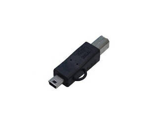 変換名人 変換名人 変換プラグ USB B(オス)→miniUSB(オス) USBBA-M5A