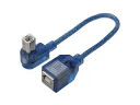 【メール便対応可1個まで】 USBB-CA20RLUSB BtypeL型ケーブル延長20(右L)●USB　B　type　20延長USBBCA20RL　