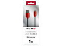 GA[WFC NISSAN CZXi NISMO CHARGE & SYNC USB CABLE FOR IPHONE RED NMUJ-LP1RD