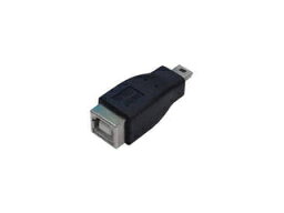 変換名人 変換名人 変換プラグ USB B(メス)→miniUSB(オス) USBBB-M5A