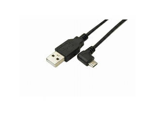 変換名人 変換名人 USB A to micro左L型100cmケーブル USBA-MCLL/CA100