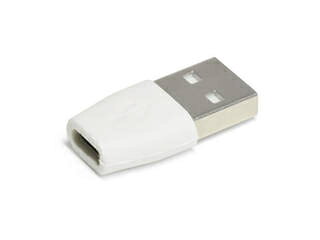 microUSB→USB2.0(A)変換コネクター (ホワイト) MUU20A-WH