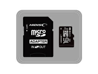 HIDISC/nCfBXN microSDHCJ[h 16GB CLASS10 UHS-1Ή HDMCSDH16GCL10JP3 SDϊA_v^t