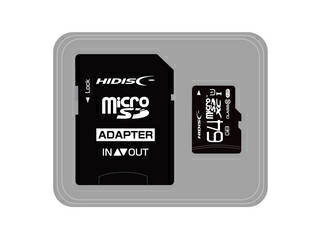 HIDISC/ハイディスク microSDHCカード 64GB CLASS10 UHS-1対応 HDMCSDX64GCL10JP3 ※SD変換アダプタ付き HIDISC/ハイディスク microSDHCカード 64GB CLASS10 UHS-1対応 HDMCSDX64GCL10JP3 ※SD変換アダプタ付き
