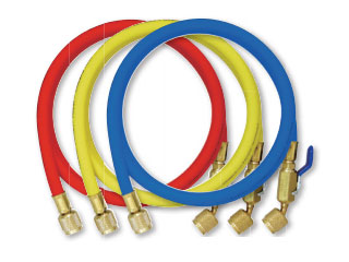 Asada/アサダ R410A用チャージングホースプラスII(ボールバルブ付)92cm黄 Y29003