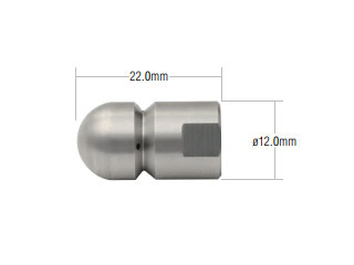 Asada/アサダ 1/4”逆噴射ノズルM2型8.5/60 12/80G，GP用 HD00153