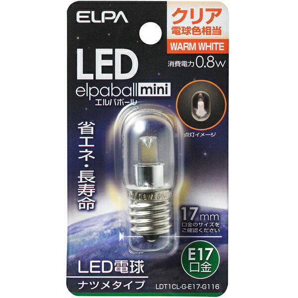 īŴ ELPA LDT1CL-G-E17-G116 LEDŵ奷꡼(ʥĥ奿)E17ꥢŵ忧
