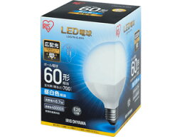 IRIS OHYAMA/アイリスオーヤマ LED電球 ボール電球タイプ 60形相当 昼白色 700lm LDG7N-G-6V4