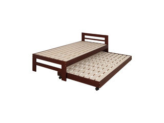 Juei Art/充英アート【メーカー直送代引不可】 【パインフレームのすのこペアベッド】 上下段セット シ..