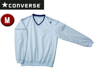 CONVERSE コンバース 【メンズ】ウォームアップジャケット 裾ボックス仕様 【ホワイト×ネイビー】【Mサイズ】CB162501S-1129 撥水　透湿