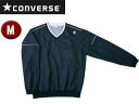 コンバース CONVERSE CB162501S-1911 ウォームアップジャケット（裾ボックス仕様） 【M】 （ブラック×ホワイト）