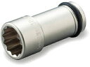 TONE/トネ インパクト用ロングソケット(12角) 23mm 6NW-23L100