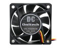 Owltech/オウルテック PCケースファン 6cmサイズ 25mm厚 4500rpm 標準タイプ OWL-FE0625M-BK