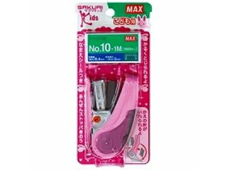 MAX/マックス ホッチキス サクリキッズ ピンク HD-10NLCK/P