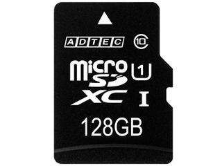 ADTEC AhebN microSDXCJ[h 128GB UHS1 SDϊA_v^t AD-MRXAM128G/U1