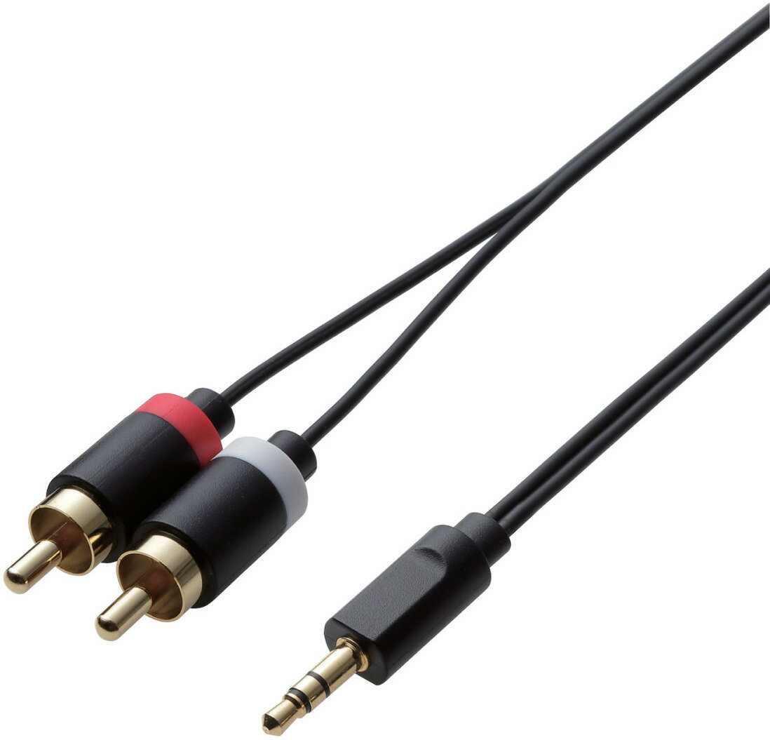 ELECOM エレコム AVケーブル/音楽伝送/3.5φ-RCAピンプラグ×2/2.0m DH-MWRN20