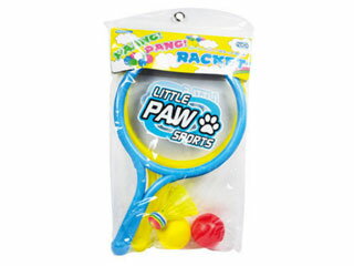 LEZAX/レザックス LPFS-6762 LITTLE PAW SPORTS パーンパンラケットセット (黄、青)