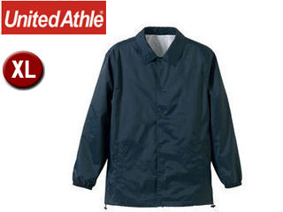 United Athle/ユナイテッドアスレ ナイロン コーチ ジャケット（裏地付） 【XL】 （ネイビー）(4)
