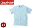 United Athle/ユナイテッドアスレ 500102C 5.6オンスTシャツ キッズサイズ 【90】 (ライトブルー)(4)