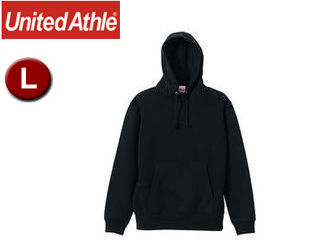 United Athle/ユナイテッドアスレ 10.0オンス スウェットプルオーバーパーカ（パイル） 【L】 （ブラッ..