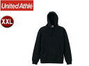 United Athle/ユナイテッドアスレ 10.0オンス スウェットプルオーバーパーカ(パイル) 【XXL】 (ブラック)(4)