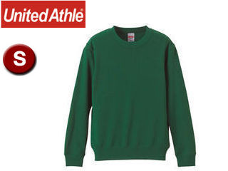 United Athle/ユナイテッドアスレ 10.0オンス クルーネックスェット（パイル）アダルト 【S】 （アイビーグリーン）