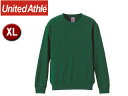 United Athle/ユナイテッドアスレ 10.0オンス クルーネックスェット(パイル)アダルト 【XL】 (アイビーグリーン)(4)