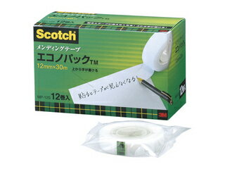 3M スリーエムジャパン Scotch スコッチ メンディングテープエコノパック 12mm×30m MP-12S 透明 小巻 21_12mp10 3m_scta
