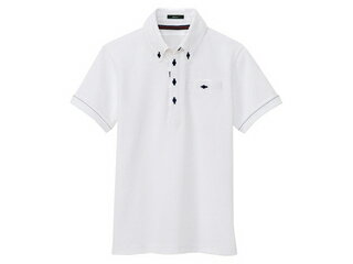 Kansen/カンセン 部屋干しボタンダウン半袖ポロシャツ L ホワイト 7667-001L Kansen/カンセン 部屋干しボタンダウン半袖ポロシャツ L ホワイト 7667-001L