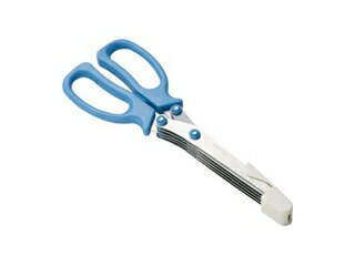 GINCHO/銀鳥産業 キャップ付きシュレッダーはさみ ブルー H-SRHCF