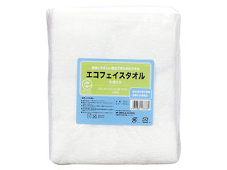 オーミケンシ エコフェイスタオル M 5枚入 ホワイト 9511