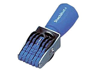 Shachihata/シヤチハタ 回転ゴム印 欧文6連 4号 明朝体 欧文6連(明朝体) CF-64M