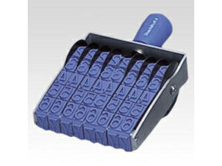 Shachihata/シヤチハタ 回転ゴム印 欧文8連 2号 ゴシック体 欧文8連(ゴシック体) CF-82G