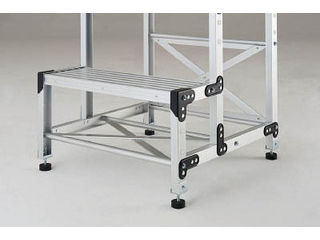 Step - TRUSCO/トラスコ中山 アルミ作業用踏台アジャスター 4個1セット TSF-AJ