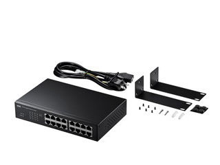 サンワサプライ Giga対応スイッチングハブ(16ポート)ループ検知機能付 LAN-GIGAH16L