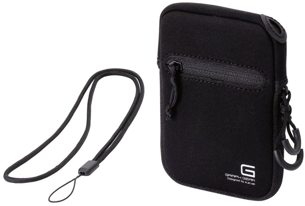 ELECOM エレコム デジカメケース ネオプレン Sサイズ ブラック DGB-063BK