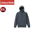 【在庫限り】 United Athle/ユナイテッドアスレ 10.0オンス T/Cスウェット プルオーバーパーカ（裏起毛）アダルト 【XXL】 （セメント）