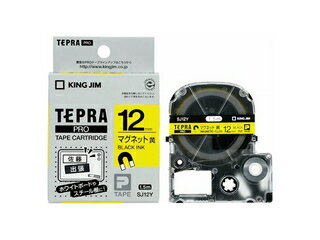 KINGJIM/キングジム テプラPROテ-プ マグネット 12mm 黄 SJ12Y
