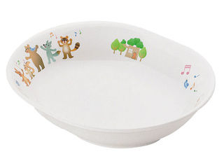 メラミンお子様食器「プチまる」／67−PM　楕円深皿
