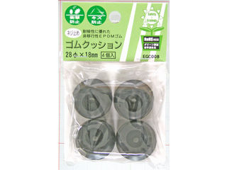 WAKI 和気産業 ネジ止ゴムクッション EGC-008 4個入 WAKI 和気産業 ネジ止ゴムクッション EGC-008 4個入