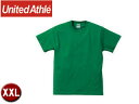 United Athle/ユナイテッドアスレ 500101CX 5.6オンスTシャツ アダルトサイズ 【XXL】 (グリーン)(4)