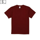 United Athle ユナイテッドアスレ 【ユニセックス】5.6オンス ハイクオリティー Tシャツ 【バーガンディ】【Sサイズ】 5001-01(4)
