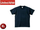 United Athle/ユナイテッドアスレ 500101C 5.6オンスTシャツ アダルトサイズ 【XL】 (ネイビー)(4)