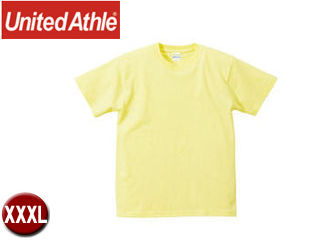United Athle/ユナイテッドアスレ 500101CXX 5.6オンスTシャツ アダルトサイズ 【XXXL】 (ライトイエロー) United Athle/ユナイテッドアスレ 500101CXX 5.6オンスTシャツ アダルトサイズ 【XXXL】 (ライトイエロー)